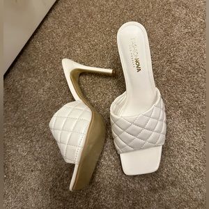 White Fashionnova Heels